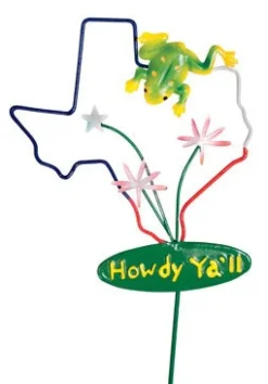 Turbine Garden Stake Texas Metal