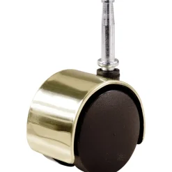 TWIN CASTER BLK 75LB 2"D