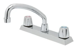 Two Handle Chrome Kitchen Faucet