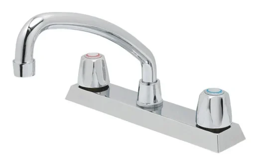Two Handle Chrome Kitchen Faucet