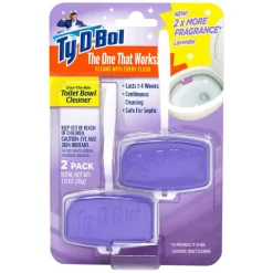 Ty-D-Bol Lavender Scent Toilet Bowl Cleaner 0.5 oz. Gel (Pack of 6)