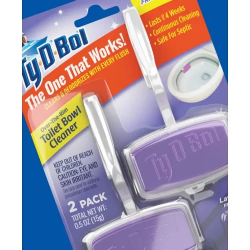 Ty-D-Bol Lavender Scent Toilet Bowl Cleaner 0.5 oz. Gel (Pack of 6)