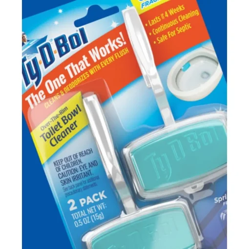 Ty-D-Bol Spring Clean Scent Automatic Toilet Bowl Cleaner 0.5 oz. Gel (Pack of 6)