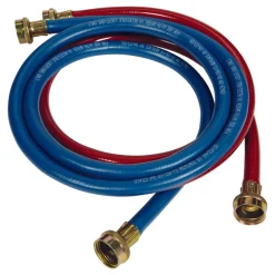 Ultra Dynamic Products 3/8 in. FGH X 3/4 in. D FGT 4 ft. Rubber Washing Machine Supply Line