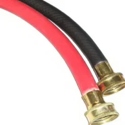 Ultra Dynamic Products 3/8 in. FGH X 3/4 in. D FGT 4 ft. Rubber Washing Machine Supply Line