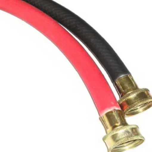 Ultra Dynamic Products 3/8 in. FGH X 3/4 in. D FGT 4 ft. Rubber Washing Machine Supply Line