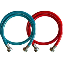 Ultra Dynamic Products 3/8 in. D X 6 ft. L Braided Stainless Steel Washer Machine Hose