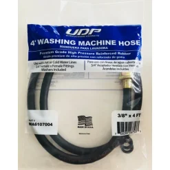 Ultra Dynamic Products 3/8 in. D X 4 ft. L Rubber Washing Machine Hose