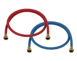 Ultra Dynamic Products 3/8 in. FGH X 3/4 in. D FGT 8 ft. Rubber Washing Machine Supply Line