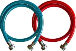 Ultra Dynamic Products Rubber Washing Machine Hose 3/8 in. D X 4 ft. L