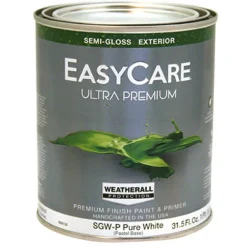 Ultra Premium Exterior Latex Paint, Semi Gloss Pastel Base, 1-Qt. (Pack of 4)