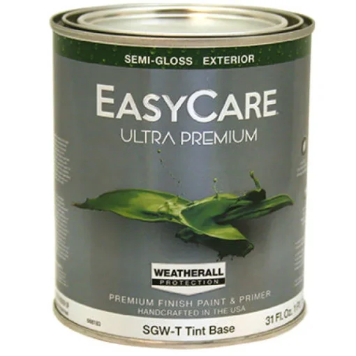 Ultra Premium Exterior Latex Paint, Semi-Gloss Tint Base, 1-Qt. (Pack of 4)