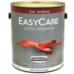 Ultra Premium Exterior Latex Paint, Flat Neutral Base, 1-Gal. (Pack of 4)