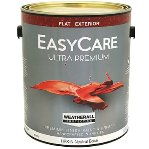 Ultra Premium Exterior Latex Paint, Flat Neutral Base, 1-Gal. (Pack of 4)