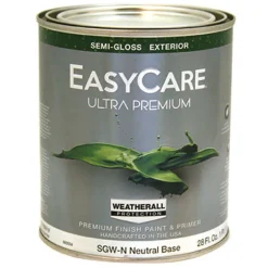 Ultra Premium Exterior Latex Paint, Semi-Gloss Neutral Base, 1-Qt. (Pack of 4)