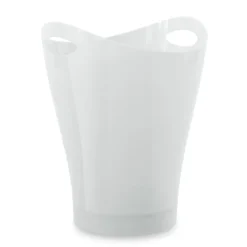 Umbra 2.25 gal. White Garbino Wastebasket