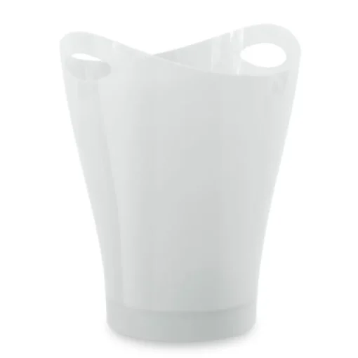 Umbra 2.25 gal. White Garbino Wastebasket