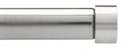 Umbra Nickel Curtain Rod 36 in. L X 72 in. L