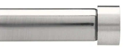 Umbra Nickel Curtain Rod 36 in. L X 72 in. L