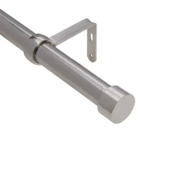 Umbra Nickel Curtain Rod 36 in. L X 72 in. L