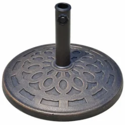 Umbrella Base, Bronze, 18-In.