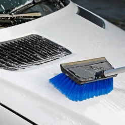 Unger 10 in. W Soft Bristle Rubber Handle Water Flow Brush