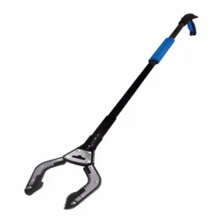 Unger Stainless Steel Black Rugged Neoprene Sleeve Reacher Grabber Tool 42 L in.