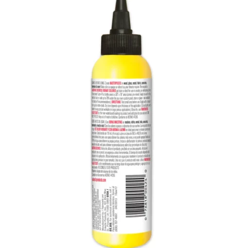Unicorn Spit Flat Yellow Gel Stain and Glaze 4 oz. (Pack of 6)