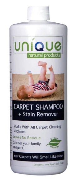Unique Natural Products No Scent Carpet Shampoo 32 oz. Liquid Concentrated (Pack of 12)