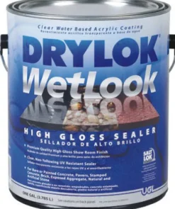 UNITED GILSONITE LABORATORIES High Gloss Clear Water-Based Acrylic Sealer 1 gal. (Pack of 2)