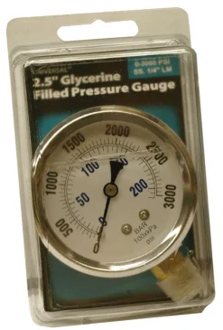 Universal Pressure Gauge 3000 psi