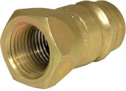 Universal Steel 1/2 in. D X 1/2 in. D Hydraulic Coupler 1 pk