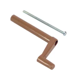 US Hardware Brown Plastic Awning Window Crank For Universal