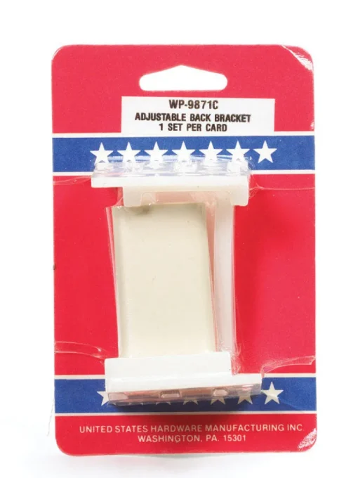 US Hardware RV Drawer Back Bracket 1 pk