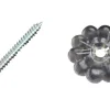 US Hardware RV Rosette Button 24 pk