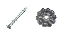 US Hardware RV Rosette Button 24 pk