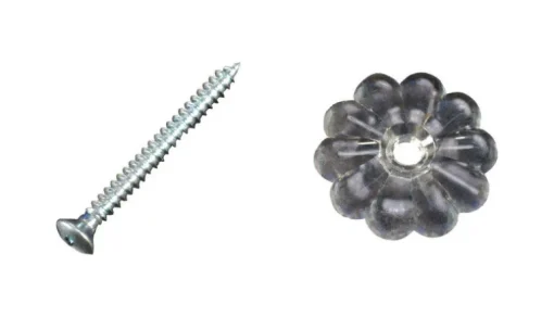 US Hardware RV Rosette Button 24 pk