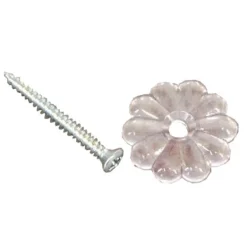US Hardware RV Rosette Button 24 pk