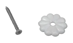 US Hardware RV Rosette Button 24 pk