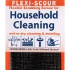 US Pumice Flexi-Scour Black Mesh Multi-Purpose Scrubbing Screen 4 L x 5.5 W in. (Pack of 24)