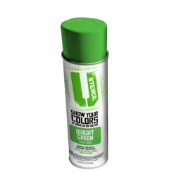 U-Stencil Matte Bright Green Spray Paint 17 oz. (Pack of 6)