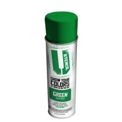 U-Stencil Matte Green Spray Paint 17 oz. (Pack of 6)