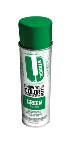 U-Stencil Matte Green Spray Paint 17 oz. (Pack of 6)
