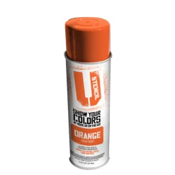 U-Stencil Matte Orange Harmless Spray Paint 17 oz. for All Natural Surfaces (Pack of 6)