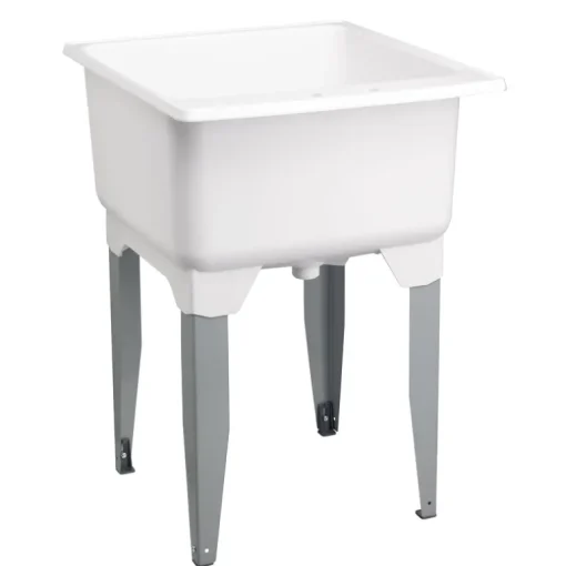 Utilatub 23 In. W X 25 In. D Single Polypropylene Laundry Tub (Pack Of 5)
