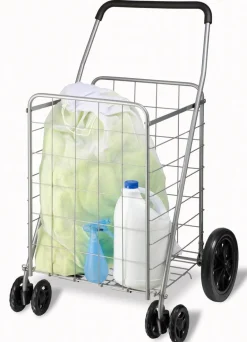 UTILITY CART SILVER 39"H