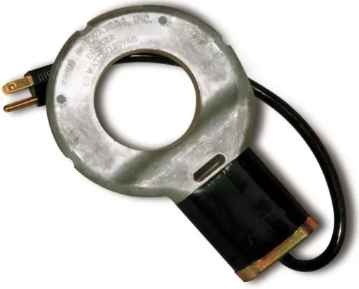Utility De-Icer, Thermostat Control, 500-Watt, For 50-Gal. Containers