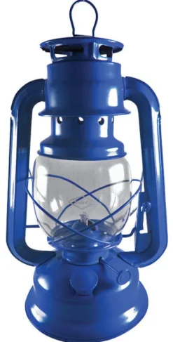 V & O Blue Lantern 12 in. H X 5-1/2 in. W X 11 in. L 1 pk