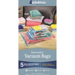 VACUM BAG POLYE CLR 5PK