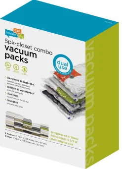 VACUUM BAG VINYL CLR 5PK